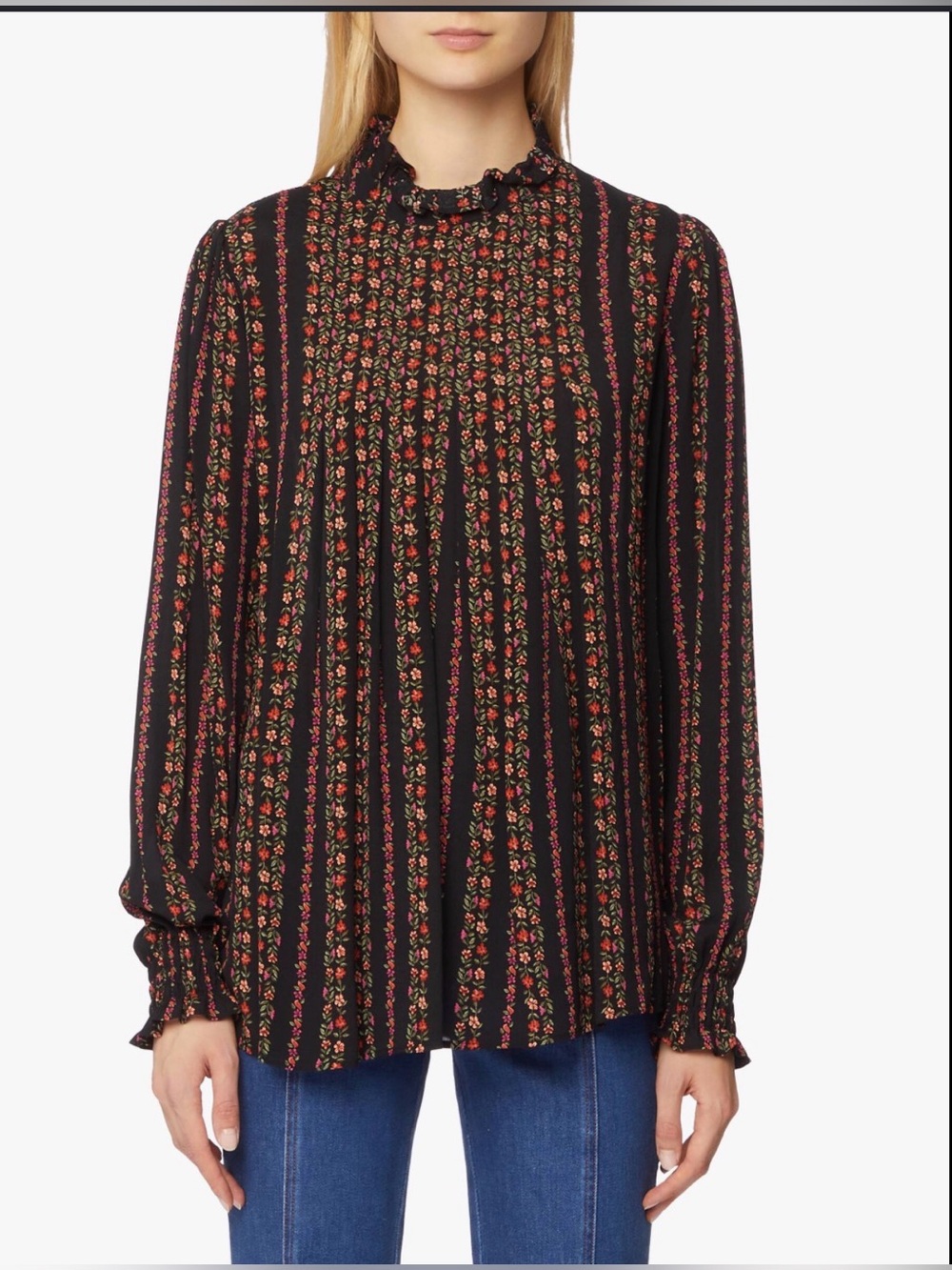 NWT See by Chloe Floral Blouse